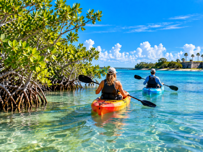 Rent a kayak if conditions are right
